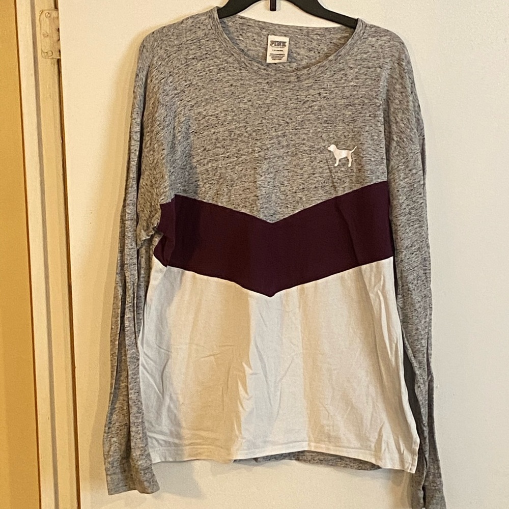 PINK Colorblock Long Sleeve